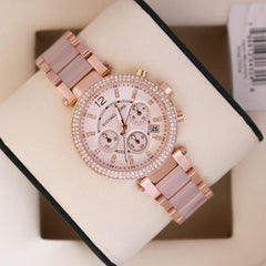 Mic.hael Ko.rs Parker rose gold quartz