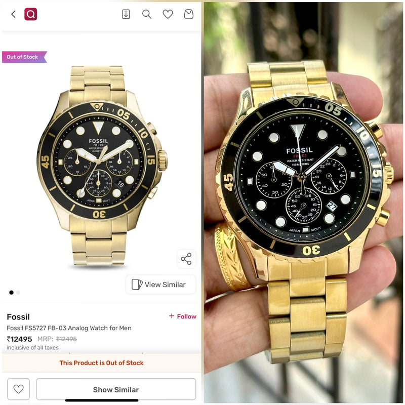 Fos.sil fb 03 quartz