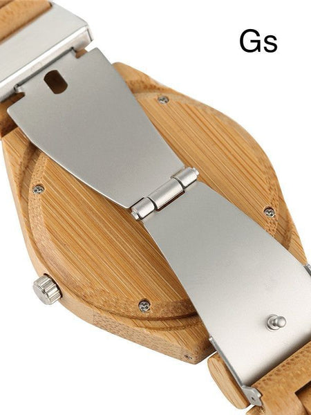 Wooden watch quartz(pure wood)
