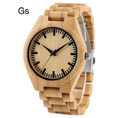 Wooden watch quartz(pure wood)