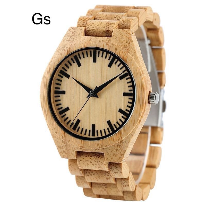 Wooden watch quartz(pure wood)