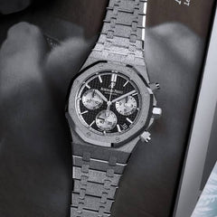 Aude.mars pig.uet royal oak frosted quartz