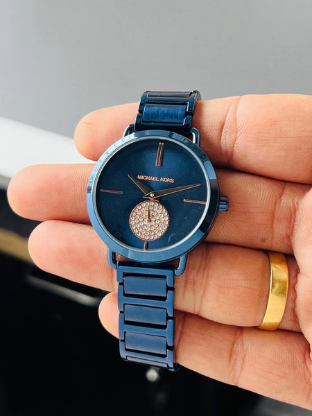 Micha.el Kors portio blue quartz