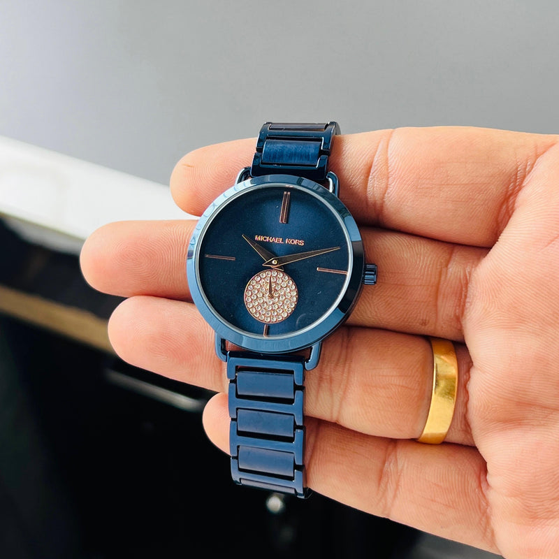 Micha.el Kors portio blue quartz