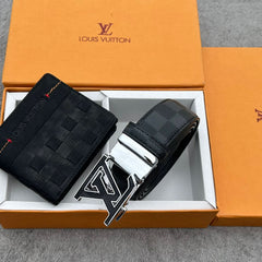 L.ouis Vuit.ton belt + wallet