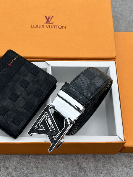 L.ouis Vuit.ton belt + wallet