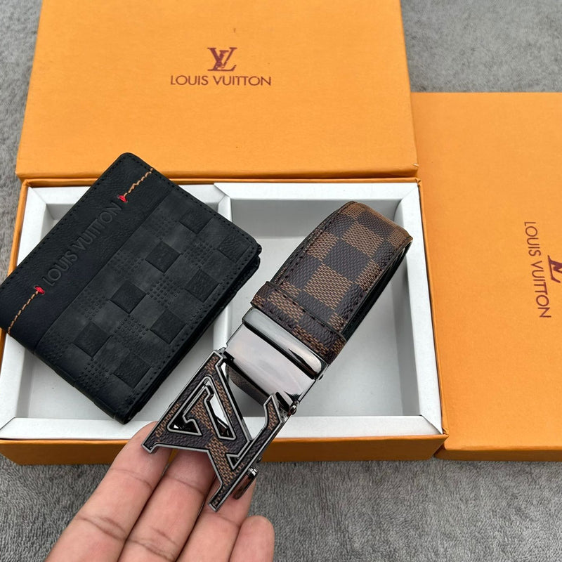 L.ouis Vuit.ton belt + wallet