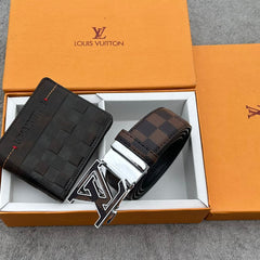 L.ouis Vuit.ton belt + wallet