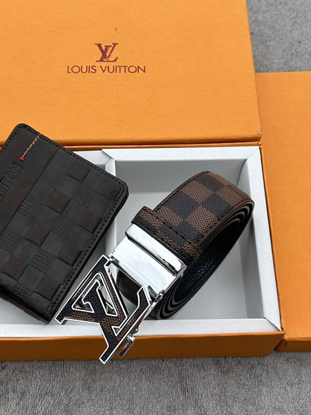 L.ouis Vuit.ton belt + wallet