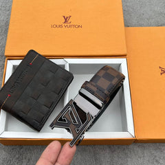 L.ouis Vuit.ton belt + wallet