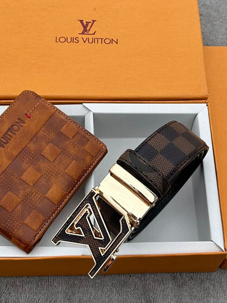 L.ouis Vuit.ton belt + wallet