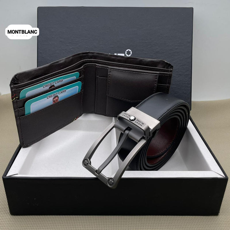 Mon.t blanc belt + wallet