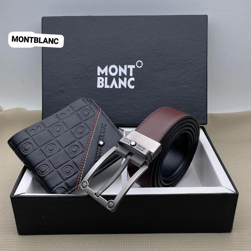 Mon.t blanc belt + wallet