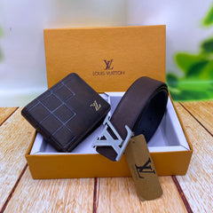 Lo.uis Vui.tton belt+ wallet