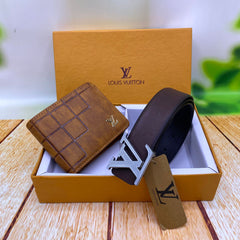 Lo.uis Vui.tton belt+ wallet