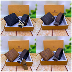 Lo.uis Vui.tton belt+ wallet