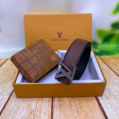 Lo.uis Vui.tton belt+ wallet