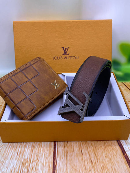 Lo.uis Vui.tton belt+ wallet