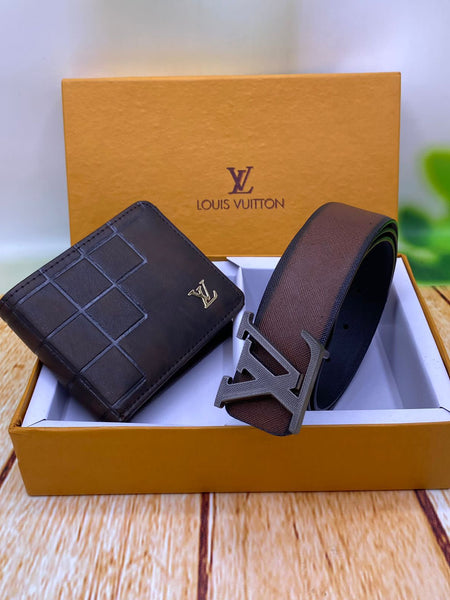 Lo.uis Vui.tton belt+ wallet