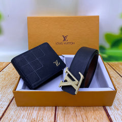 Lo.uis Vui.tton belt+ wallet