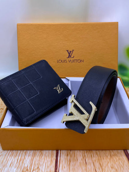 Lo.uis Vui.tton belt+ wallet