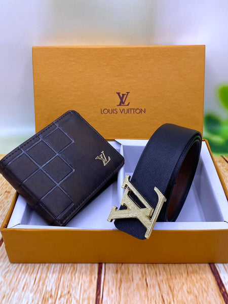 Lo.uis Vui.tton belt+ wallet