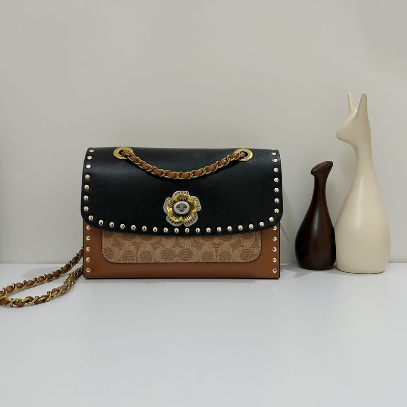 Co.ach Parker vivet handbag