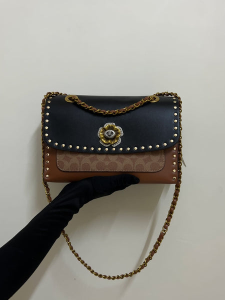 Co.ach Parker vivet handbag