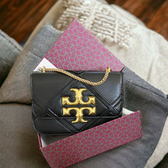 Tor.y Bur.ch diamond quilt shoulder bag