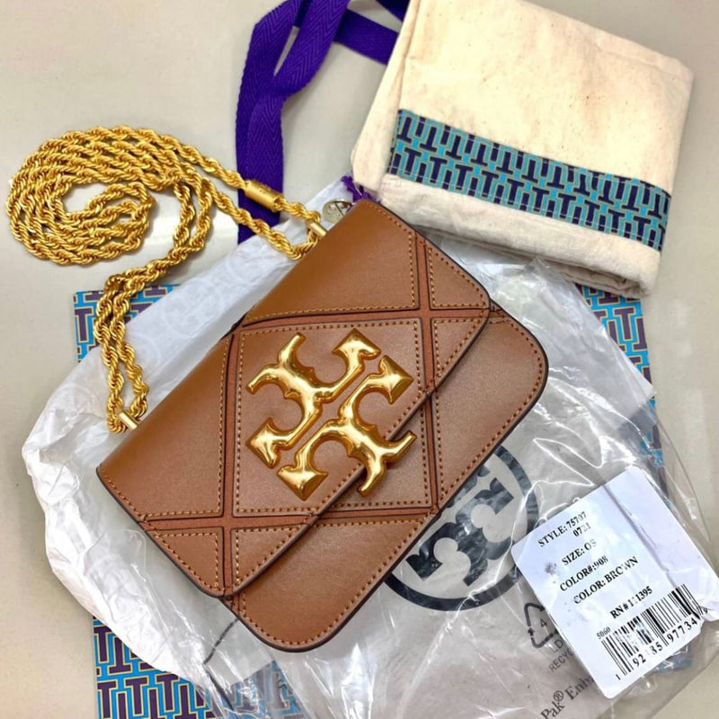Tor.y Bur.ch diamond quilt shoulder bag