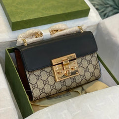 Guc.ci pad lock sling bag