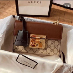 Guc.ci pad lock sling bag