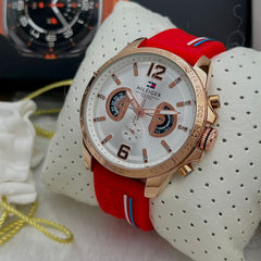 Tom.my Hilfi.ger fibre belt quartz