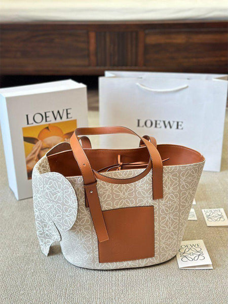 LOE.WE ANAG.RAM ELEPHANT JACQUARD BAG