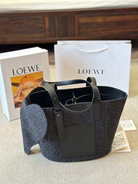 LOE.WE ANAG.RAM ELEPHANT JACQUARD BAG