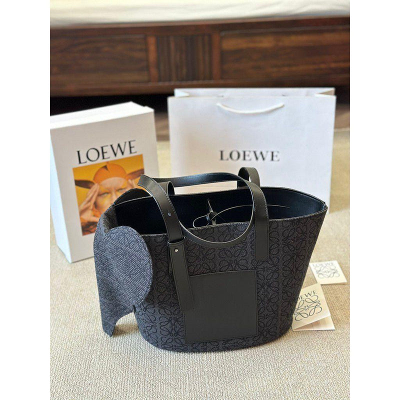 LOE.WE ANAG.RAM ELEPHANT JACQUARD BAG