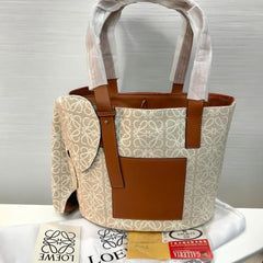 LOE.WE ANAG.RAM ELEPHANT JACQUARD BAG