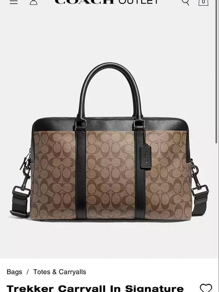 Coa.ch latest edition laptop bag