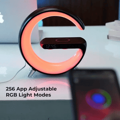 G Smart Lamp 3-in-1; Speaker, Clock, Wireless Charger