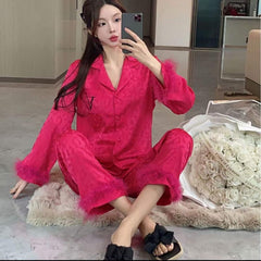 LADIES SATIN NIGHT SUIT