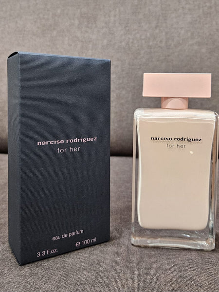 Narc.iso Rodri.gues for her perfume