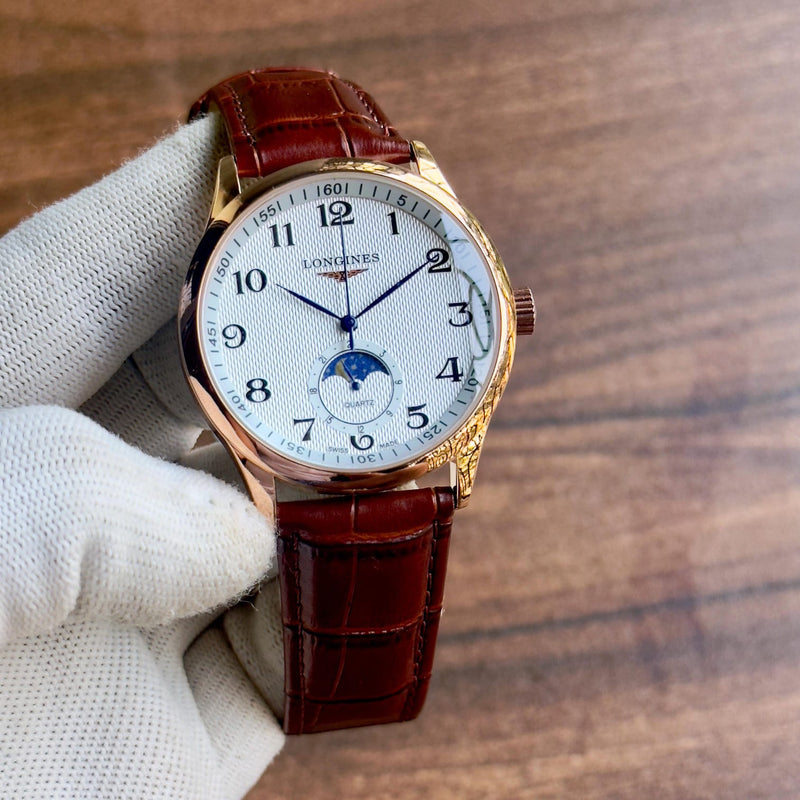Longines Master L2.673.4.78.6 Moon Phase quartz