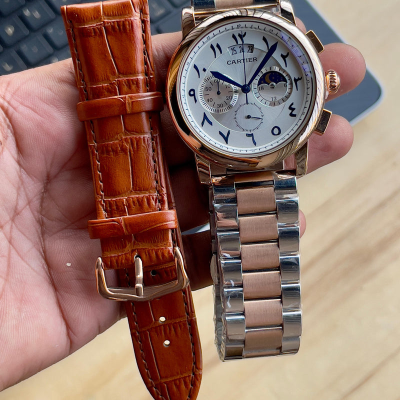 CARTI°ER Quartz Chronograph Metal Watch