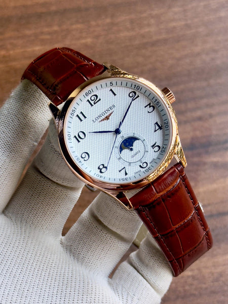 Longines Master L2.673.4.78.6 Moon Phase quartz