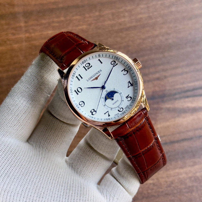 Longines Master L2.673.4.78.6 Moon Phase quartz