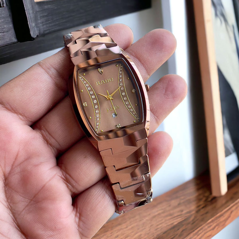 Rad.o jubile zirconiated brown quartz