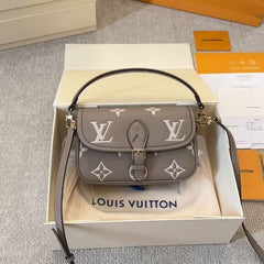 LO.UIS VUIT.TIN DIANE MONOGRAM EMPREINTE SHOULDER BAG