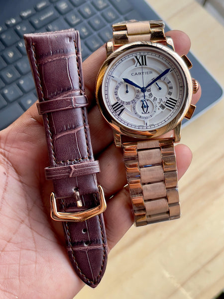 CARTI°ER Quartz Chronograph Metal Watch