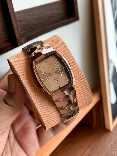 Rad.o jubile zirconiated brown quartz