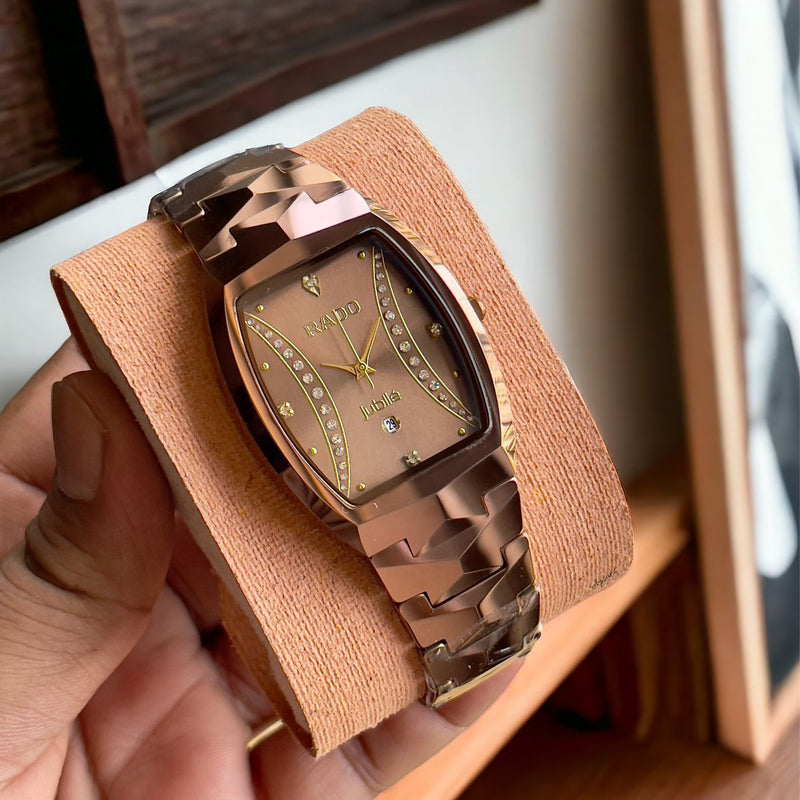 Rad.o jubile zirconiated brown quartz